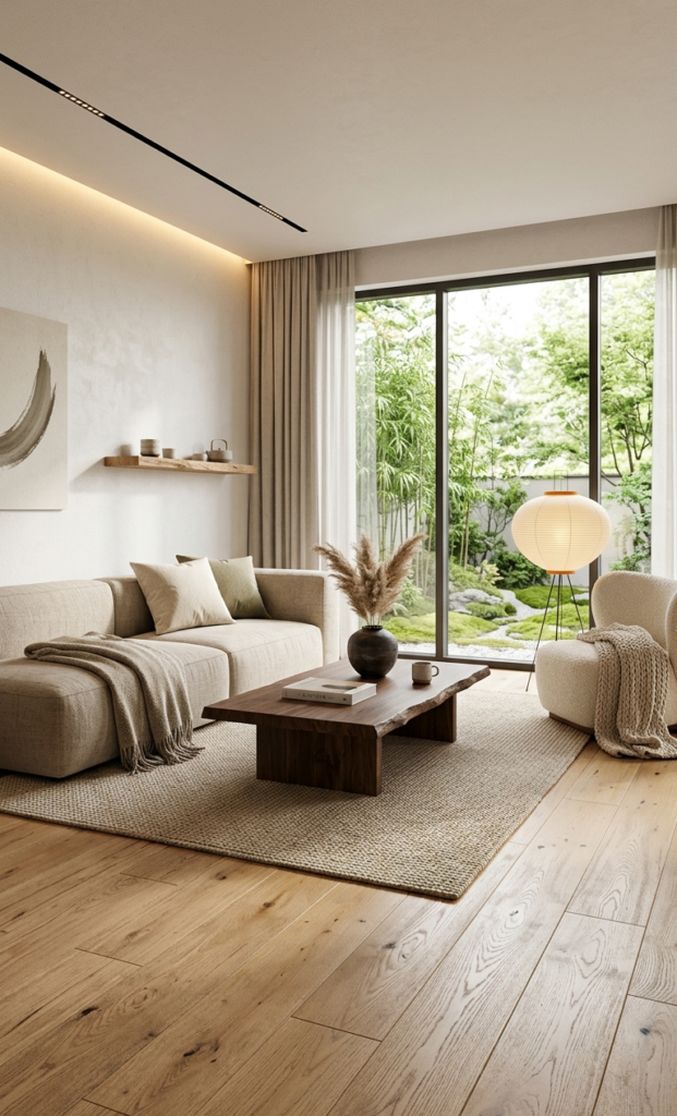 Flooring Ideas (Modern Japandi Luxury Style)